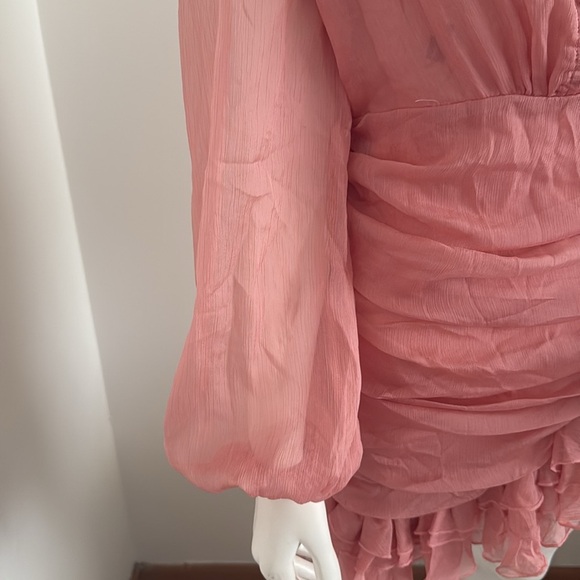 L'ATISTE Pink Asymmetrical  Dress Size S - Picture 4 of 10